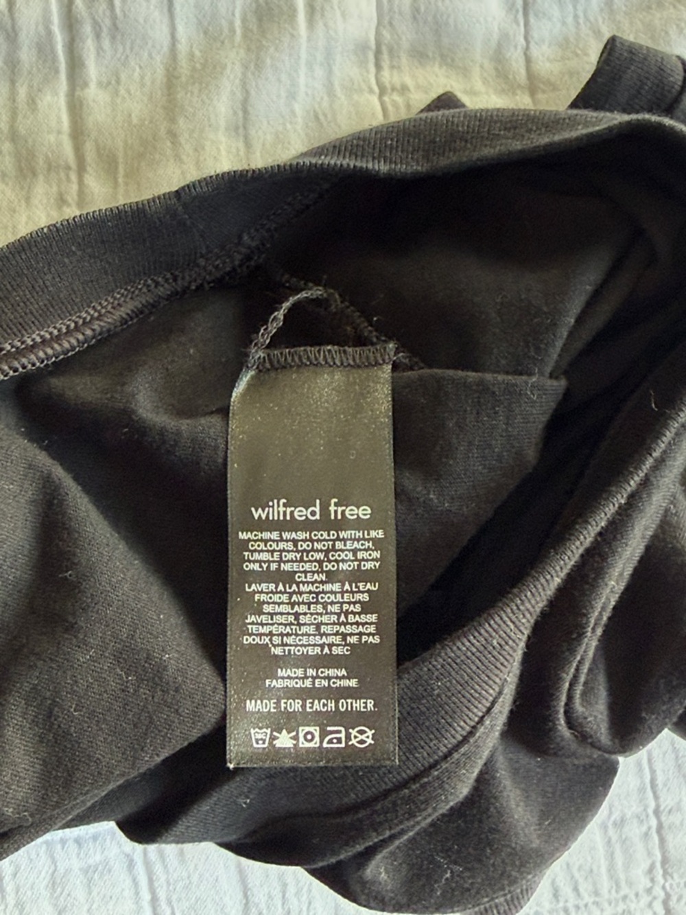 Aritzia Black Cropped Muscle Tank - Picture 3 of 5